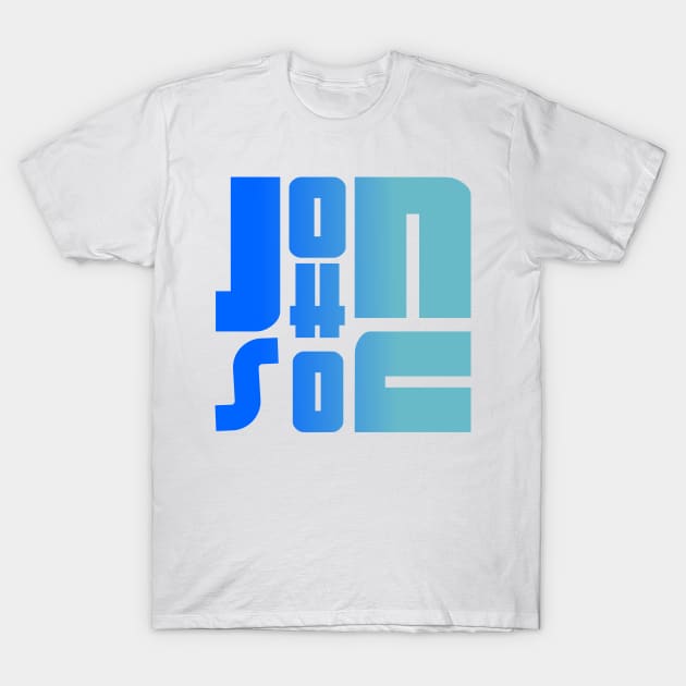 Johnson, name typography T-Shirt by Furashop